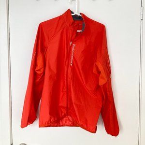 Peak Performance orange running jacket size M